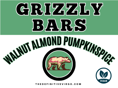 Grizzly Bars (Walnut Almond Pumpkin Spice)