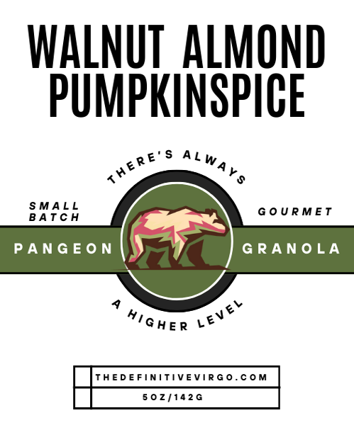 Walnut Almond Pumpkinspice - (W.A.P.) Seasonal Flavor!!